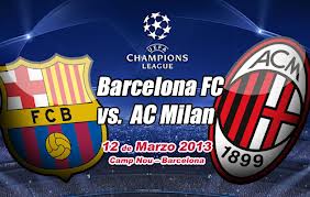 Champions Barça Milan